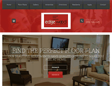 Tablet Screenshot of myedgewoodapartments.com